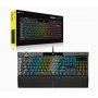Corsair | K100 RGB Optical | Mechanical Gaming Keyboard | Mechanical Gaming Keyboard | US | Wired | Black/Red - 3